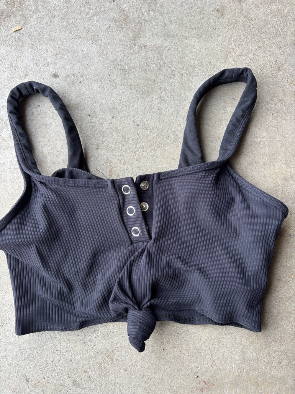 Bombshell Sportswear Black Ribbed sports bra